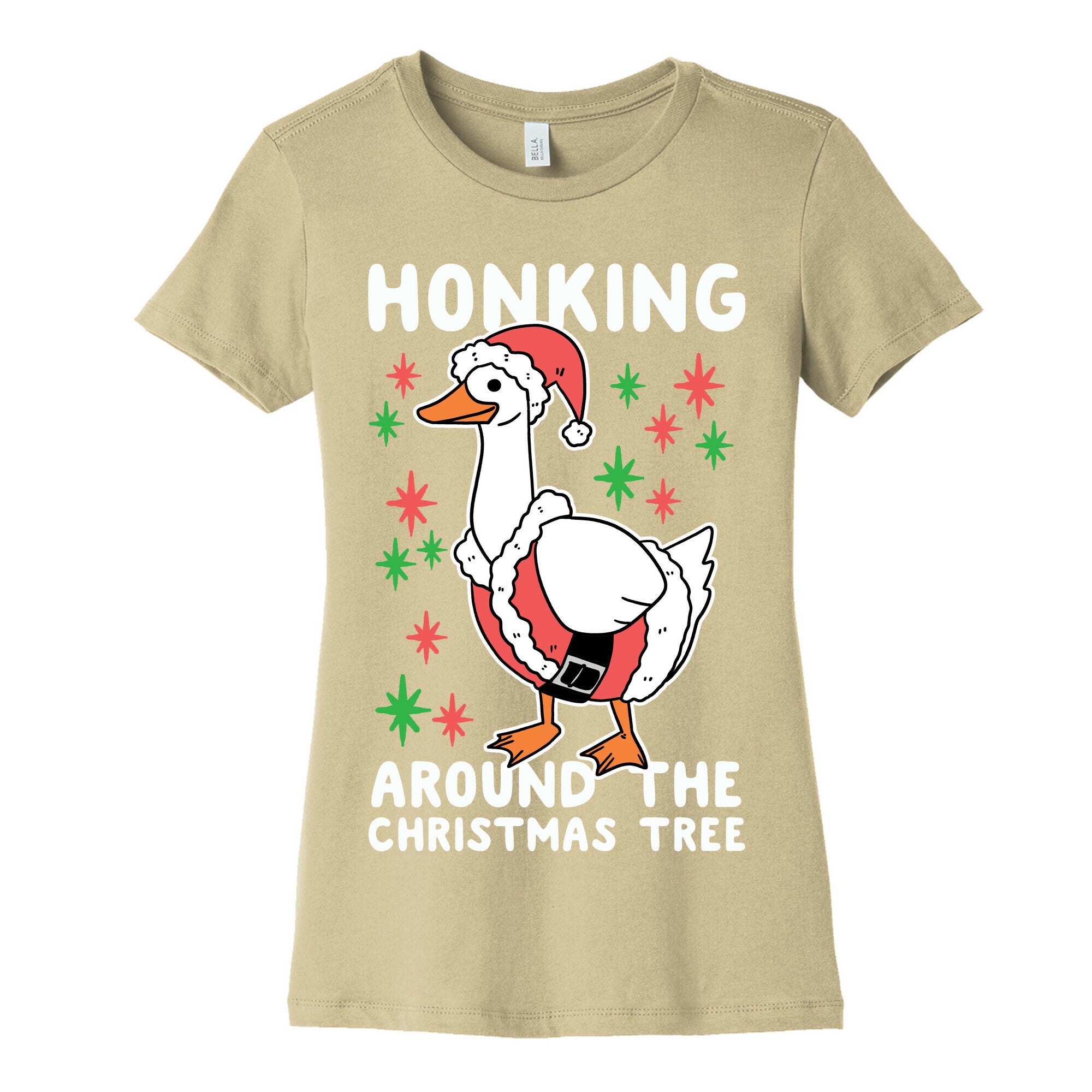 Honking Around the Christmas Tree  Women's Cotton Tee